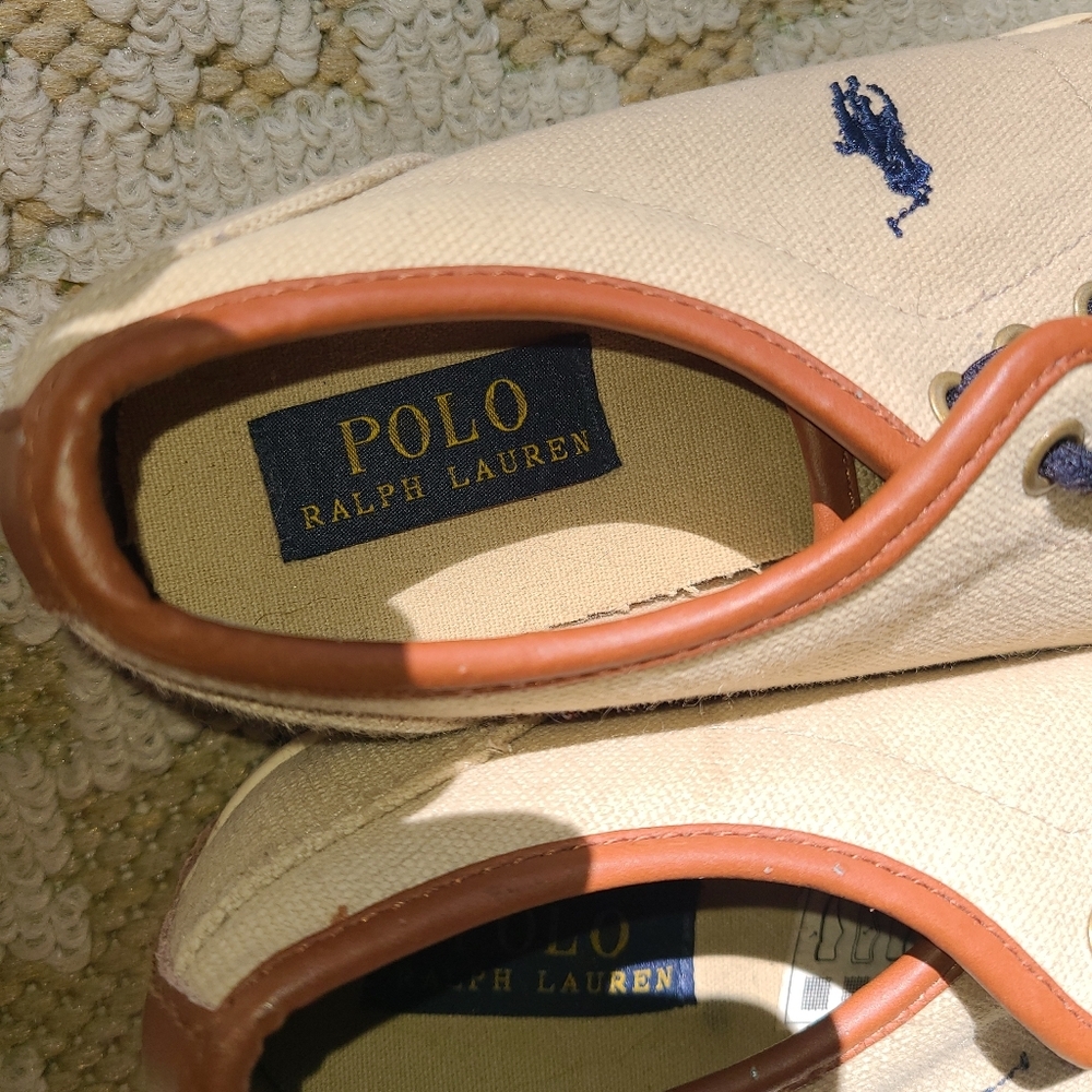 Polo Ralph‎ Lauren Canvas Shoes size 4.5